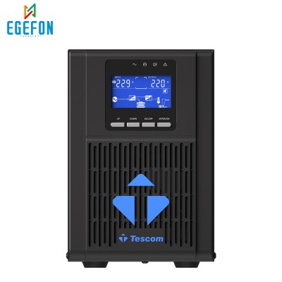 Tescom Neoline 1000 Model 1KVA 1F/1F 2x12V 9AH Online UPS 