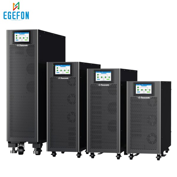 Tescom Teos+ 330 Model 30KVA 3/3 (60X12V7Ah) Trifaze Online UPS Tescom Teos+ 330 Model 30KVA 3/3 (60X12V7Ah) Trifaze Online UPS